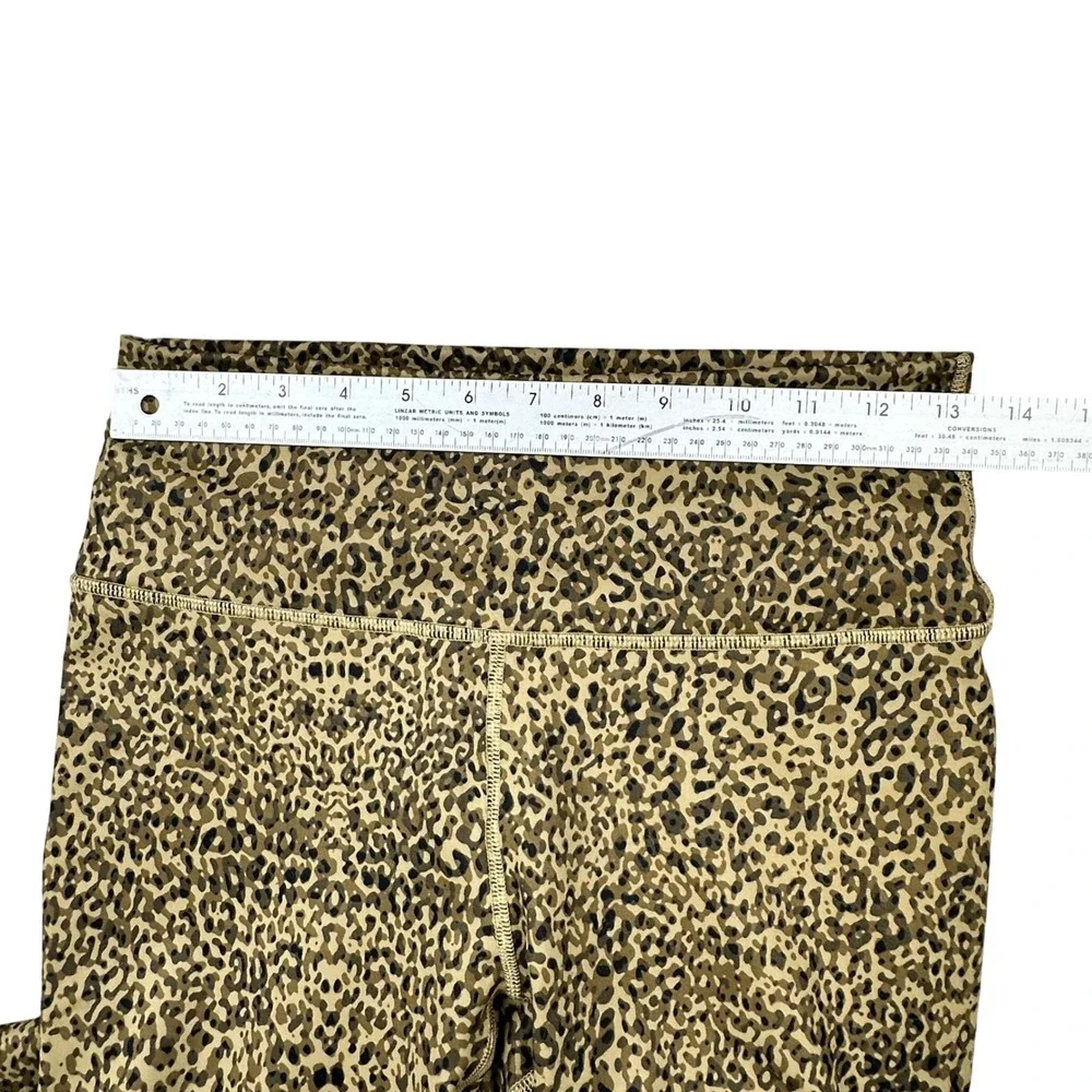 NWT Fabletics PowerHold Define Split Hem Pant Leopard Print High Waist Leggings - Picture 7 of 14